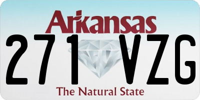 AR license plate 271VZG