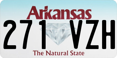 AR license plate 271VZH
