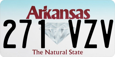 AR license plate 271VZV