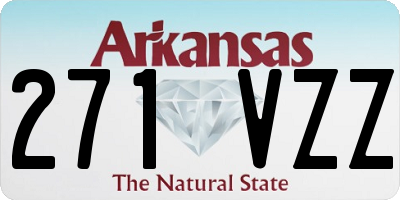 AR license plate 271VZZ
