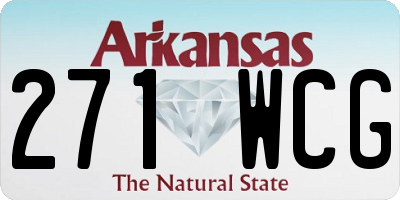 AR license plate 271WCG