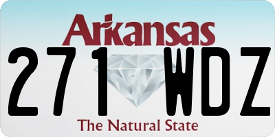 AR license plate 271WDZ