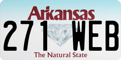 AR license plate 271WEB