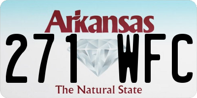AR license plate 271WFC