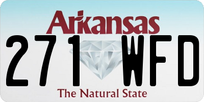 AR license plate 271WFD