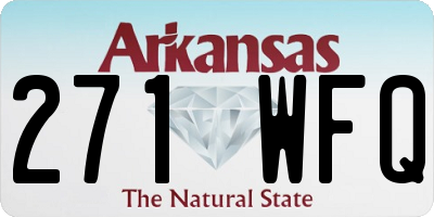 AR license plate 271WFQ