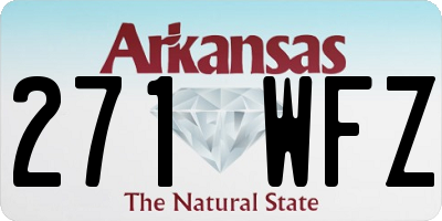 AR license plate 271WFZ