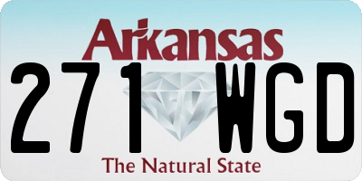 AR license plate 271WGD