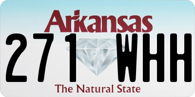 AR license plate 271WHH