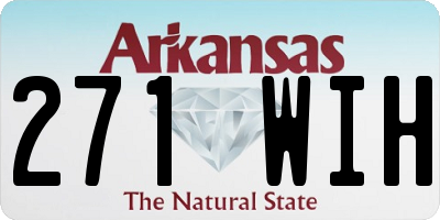 AR license plate 271WIH