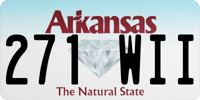 AR license plate 271WII