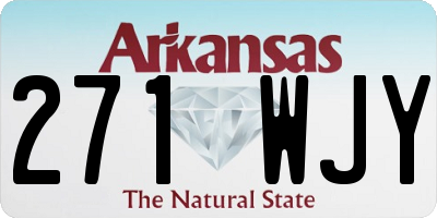 AR license plate 271WJY