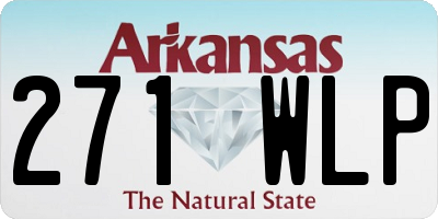 AR license plate 271WLP