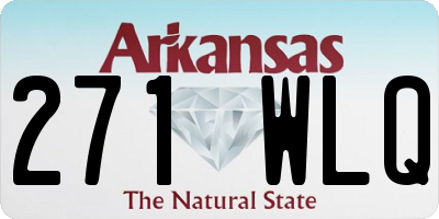 AR license plate 271WLQ