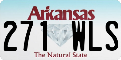 AR license plate 271WLS
