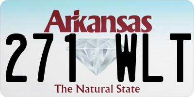 AR license plate 271WLT