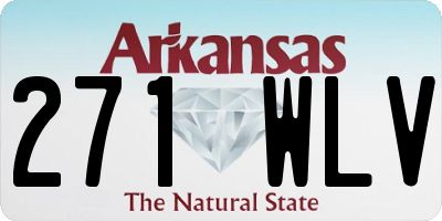 AR license plate 271WLV
