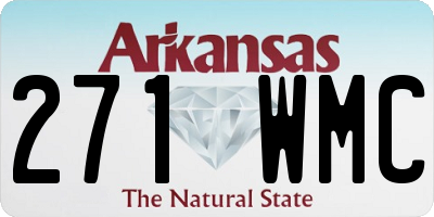 AR license plate 271WMC