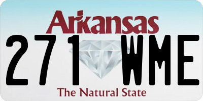 AR license plate 271WME