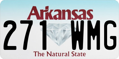 AR license plate 271WMG