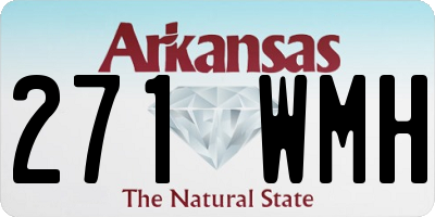 AR license plate 271WMH