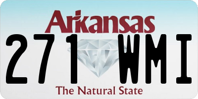 AR license plate 271WMI