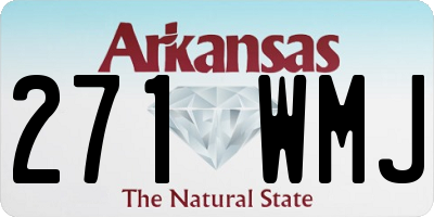 AR license plate 271WMJ