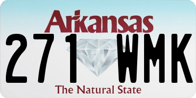 AR license plate 271WMK