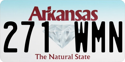 AR license plate 271WMN