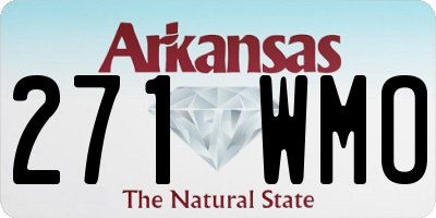 AR license plate 271WMO
