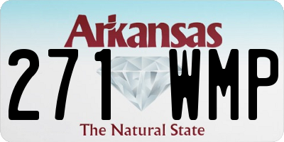 AR license plate 271WMP