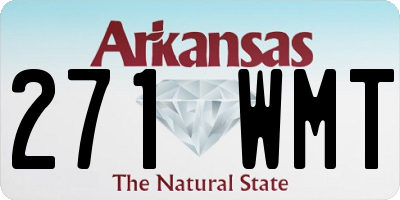 AR license plate 271WMT
