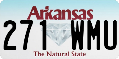 AR license plate 271WMU