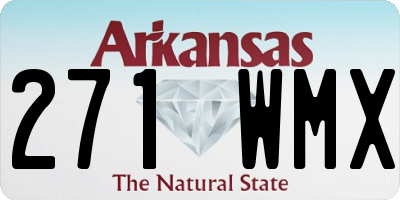 AR license plate 271WMX