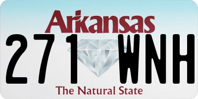 AR license plate 271WNH
