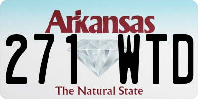 AR license plate 271WTD