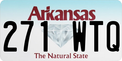 AR license plate 271WTQ