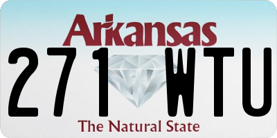 AR license plate 271WTU