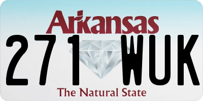 AR license plate 271WUK
