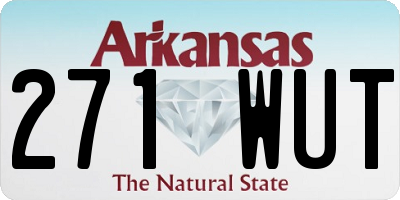 AR license plate 271WUT