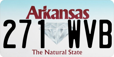 AR license plate 271WVB