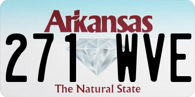 AR license plate 271WVE