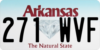 AR license plate 271WVF