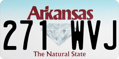 AR license plate 271WVJ