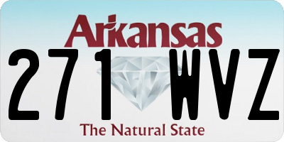 AR license plate 271WVZ