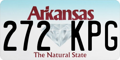 AR license plate 272KPG