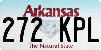 AR license plate 272KPL