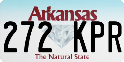 AR license plate 272KPR