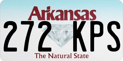 AR license plate 272KPS