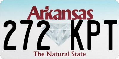 AR license plate 272KPT